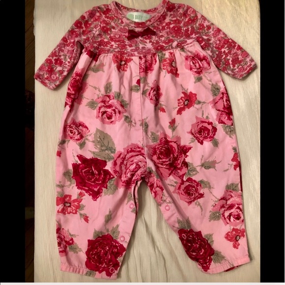 BABY LULU Other - PINK ROSE JUMPER ROMPER FOR BABY GIRL LULU 12 mo.